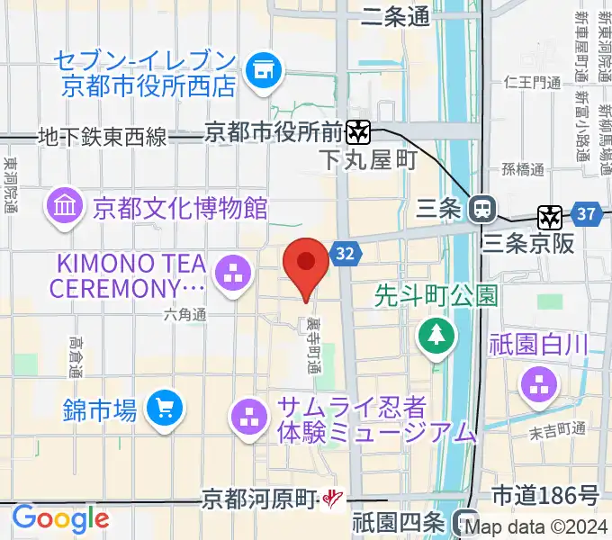 トラドラレコードの地図