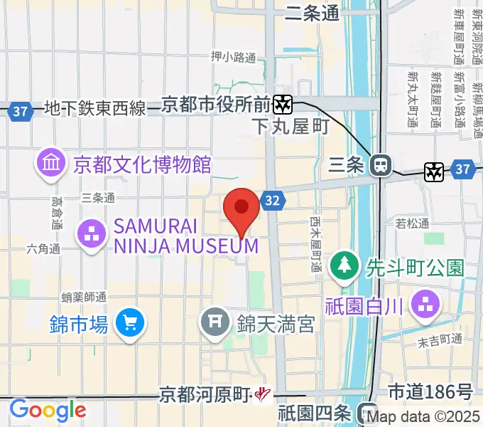 トラドラレコードの地図