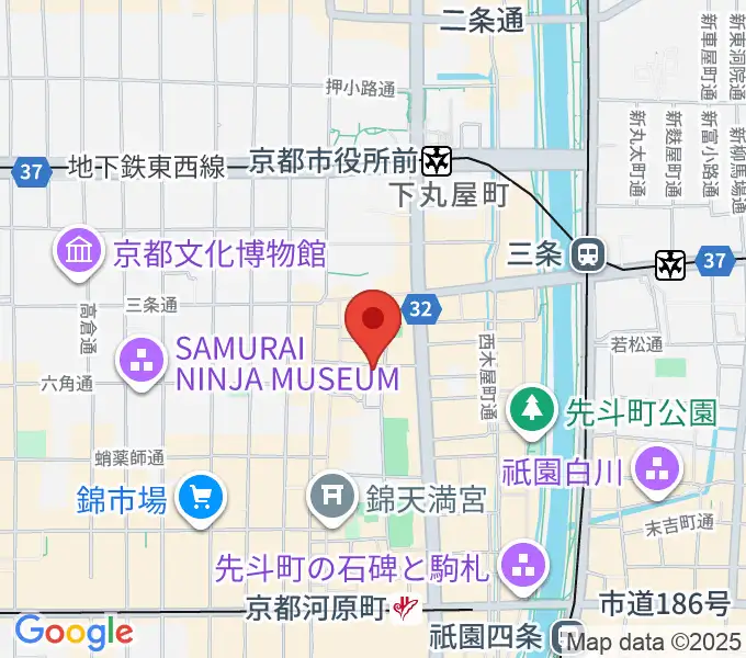 トラドラレコードの地図