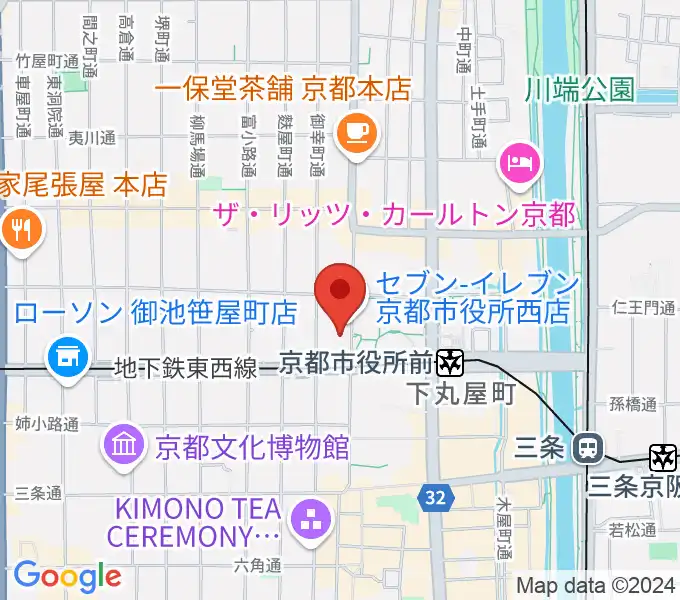 京都ホットラインの地図