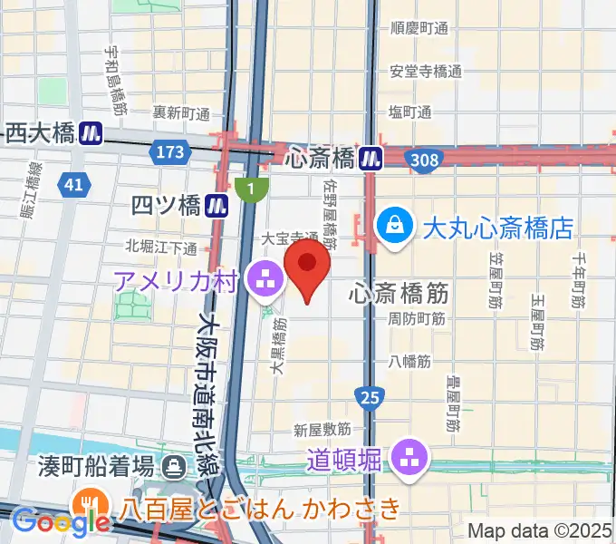 ロッカーズアイランド大阪店の地図