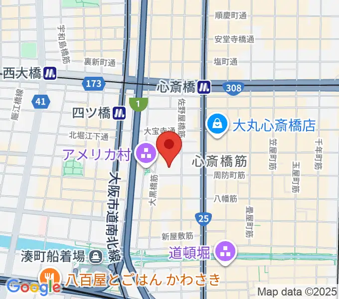 ロッカーズアイランド大阪店の地図