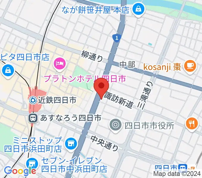 ルークレコーズの地図