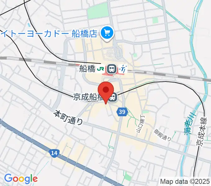 船橋Buddy'sの地図