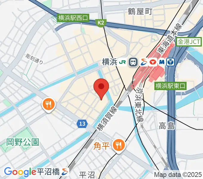 横浜O-SITEの地図