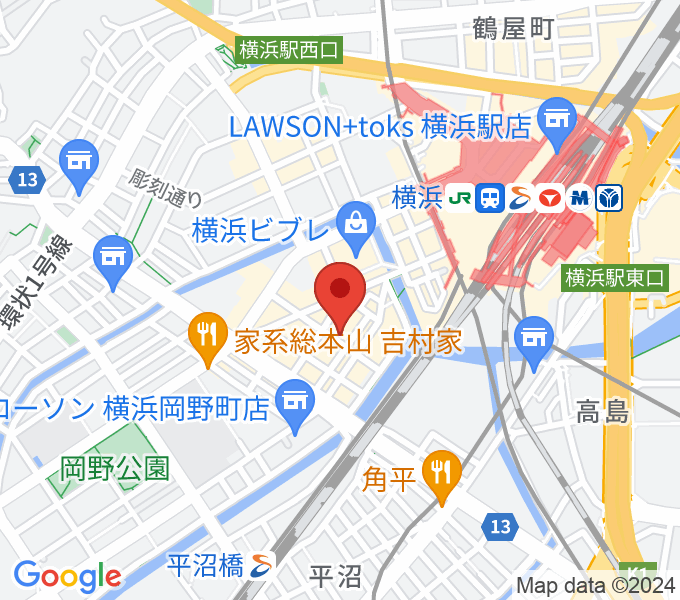 ディスクユニオン横浜西口店の場所