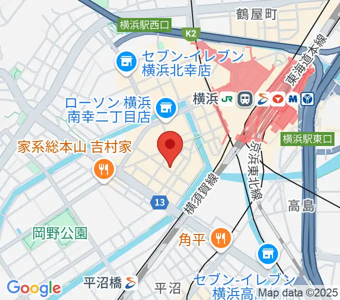 ディスクユニオン横浜西口店の地図