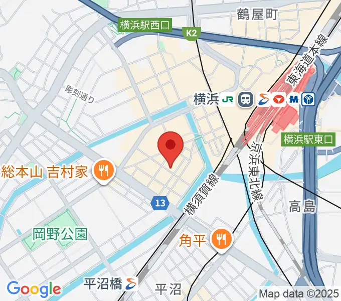 ディスクユニオン横浜西口店の地図
