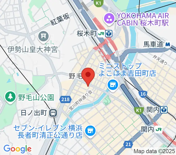 野毛ルタンペルデュの地図