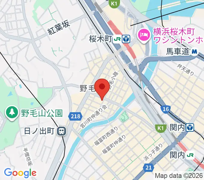 野毛ルタンペルデュの地図