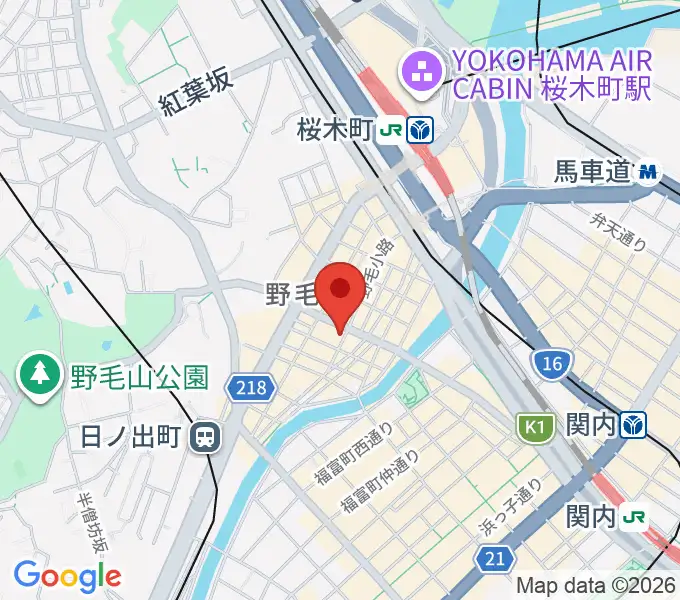 野毛ルタンペルデュの地図