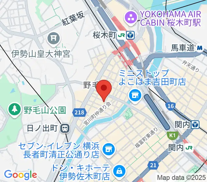 Cabaret Café うっふの地図
