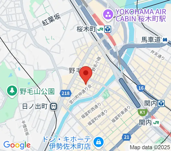 Cabaret Café うっふの地図