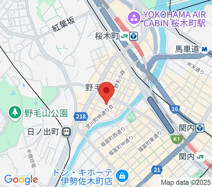 Cabaret Café うっふの地図