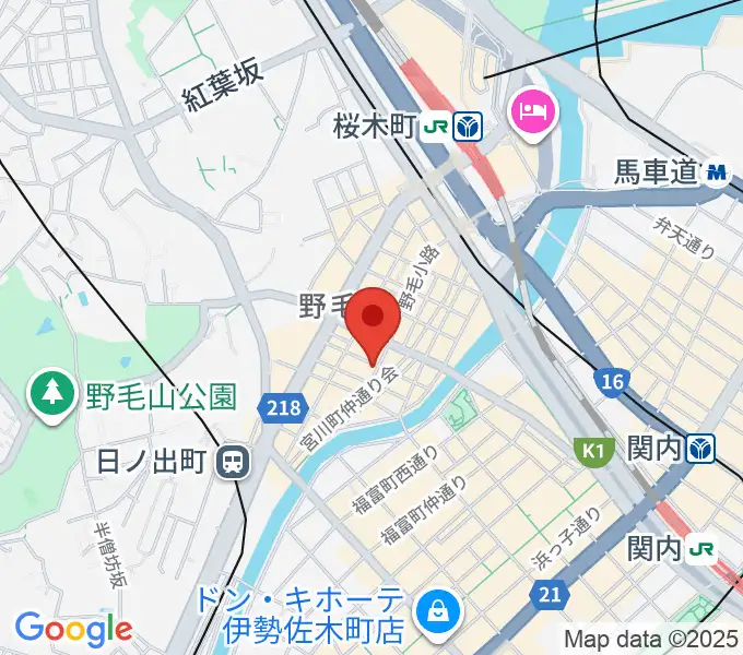 Cabaret Café うっふの地図