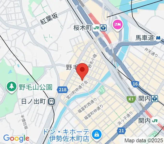 Cabaret Café うっふの地図