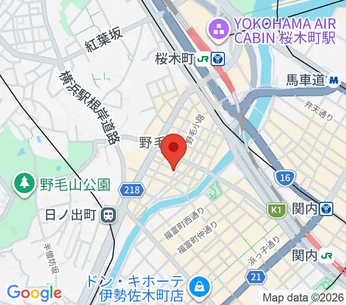 Cabaret Café うっふの地図