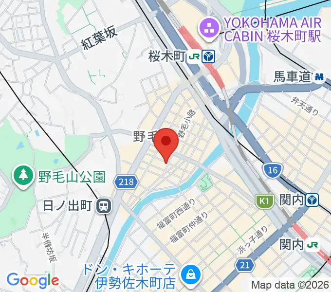 Cabaret Café うっふの地図