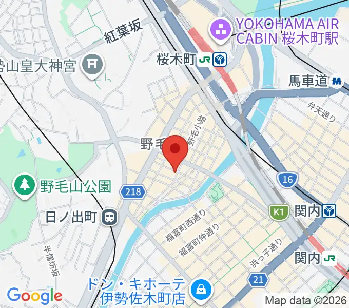 Cabaret Café うっふの地図