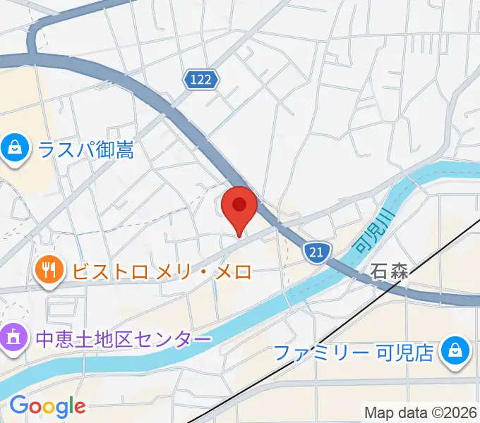 可児MIZの地図