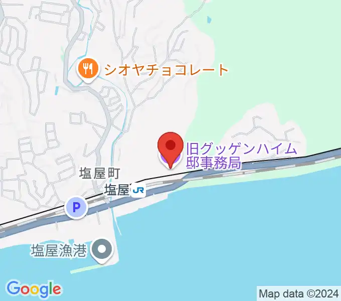 旧グッゲンハイム邸の地図