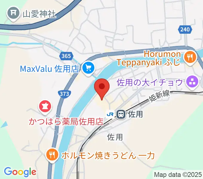 さよう文化情報センター おりひめ文化ホールの地図