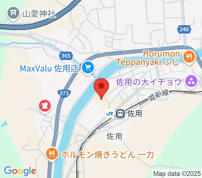 さよう文化情報センター おりひめ文化ホールの地図