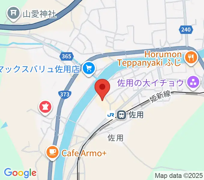 さよう文化情報センター おりひめ文化ホールの地図