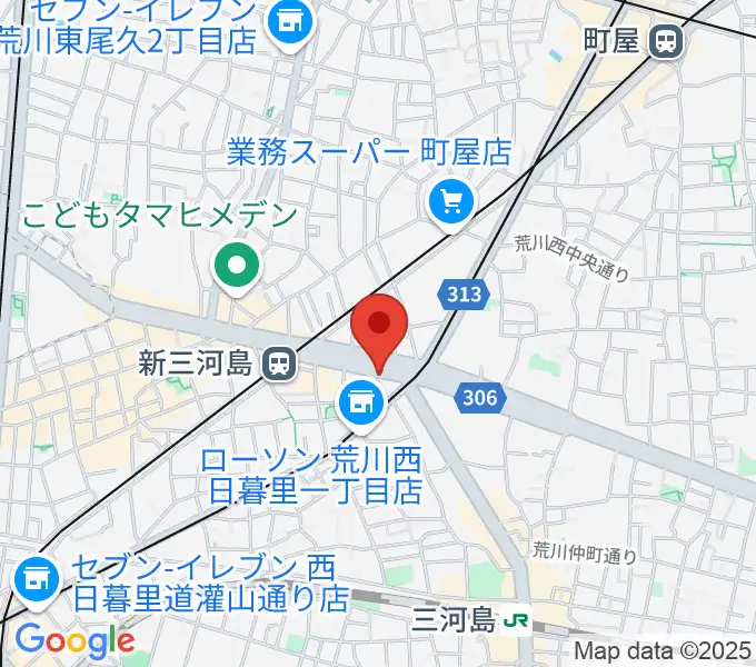キーノート・シアターの地図
