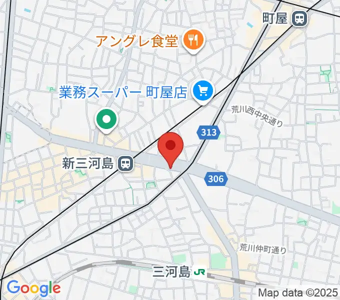 キーノート・シアターの地図