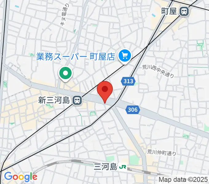 キーノート・シアターの地図