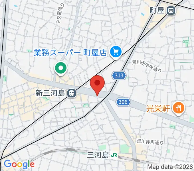 キーノート・シアターの地図