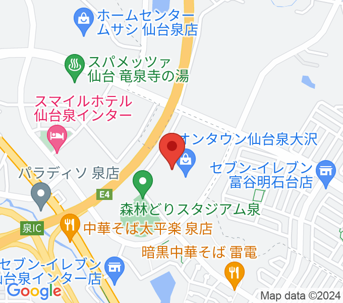 カワイ仙台北店 /イオン泉大沢の場所