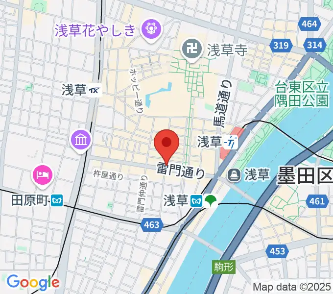 音のヨーロー堂の地図