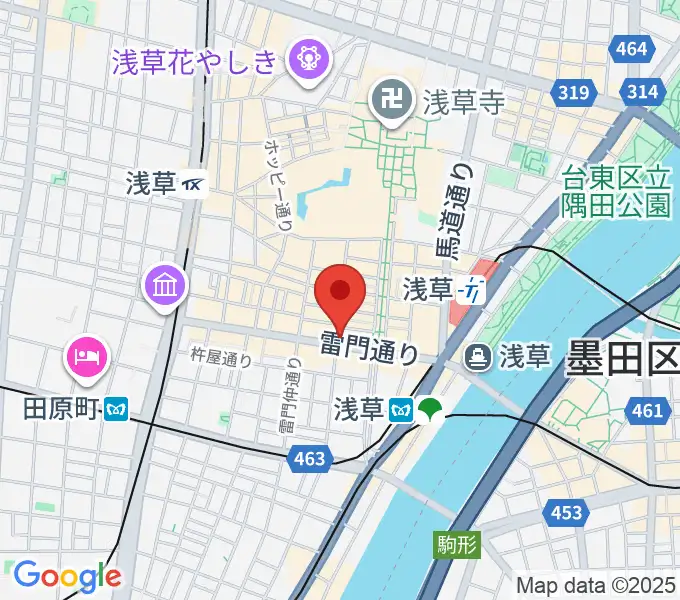 音のヨーロー堂の地図