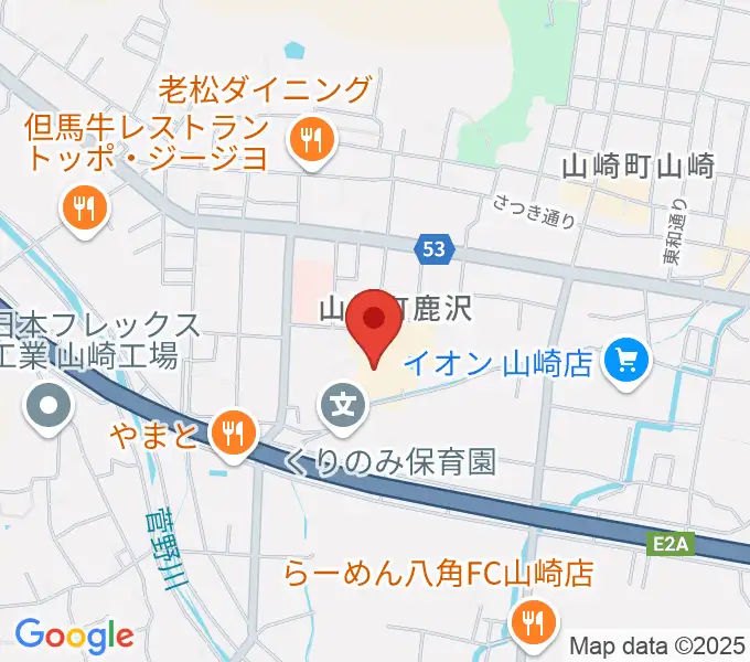 山崎文化会館の地図