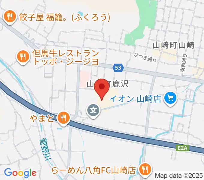 山崎文化会館の地図