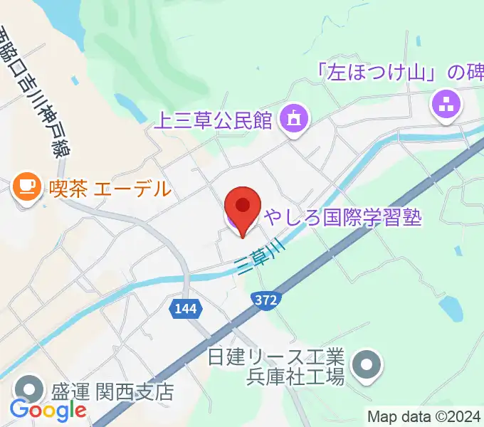 やしろ国際学習塾の地図