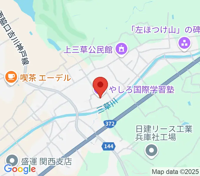 やしろ国際学習塾の地図