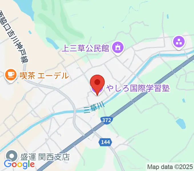 やしろ国際学習塾の地図