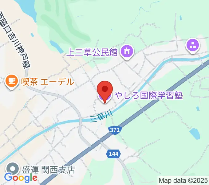 やしろ国際学習塾の地図