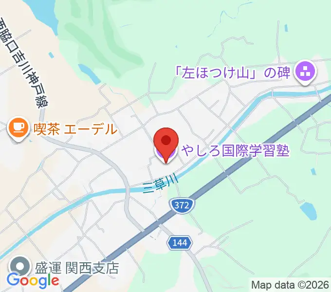 やしろ国際学習塾の地図