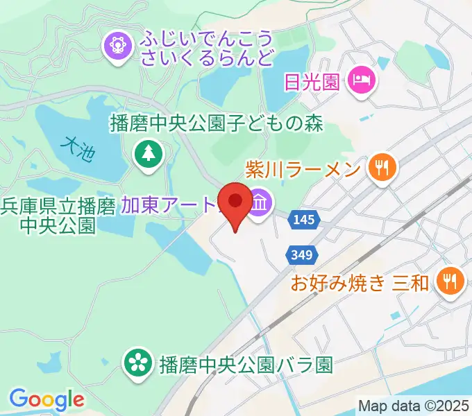 加東市地域交流センターの地図