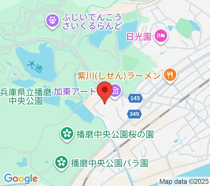 加東市地域交流センターの地図