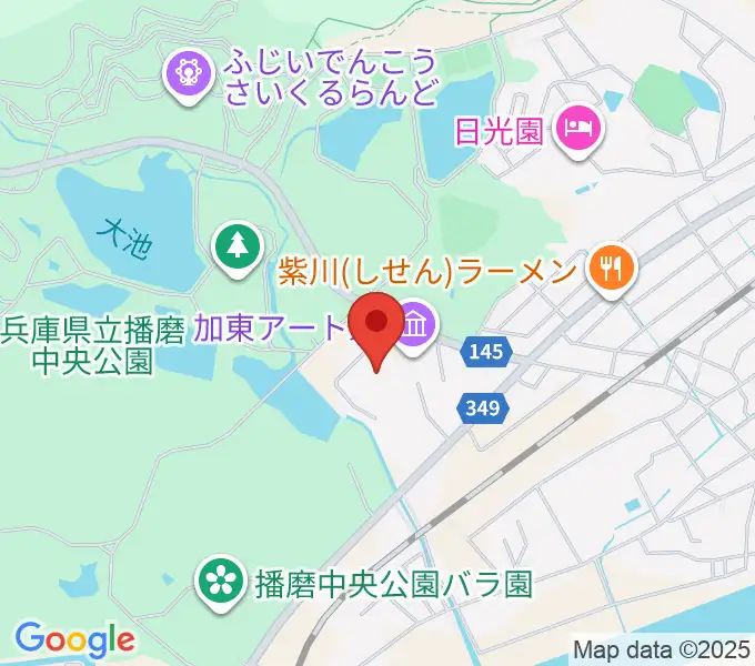 加東市地域交流センターの地図