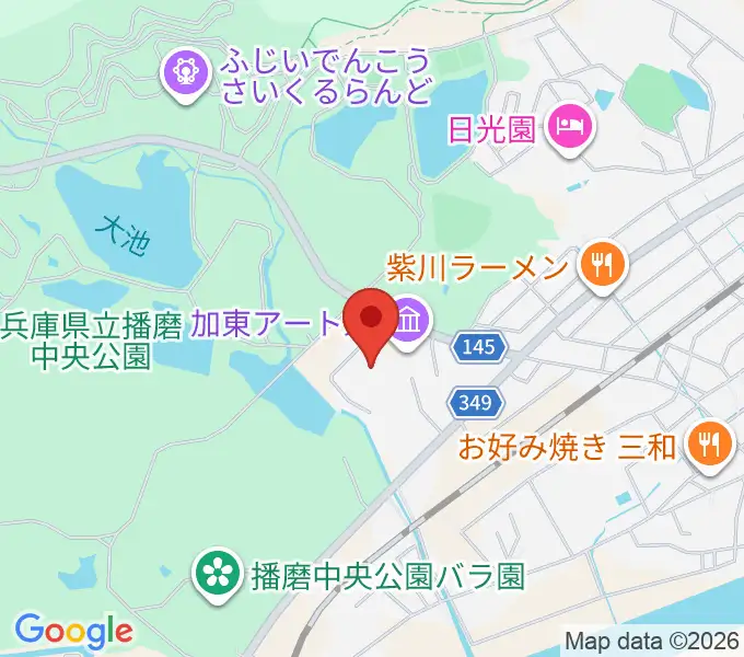 加東市地域交流センターの地図