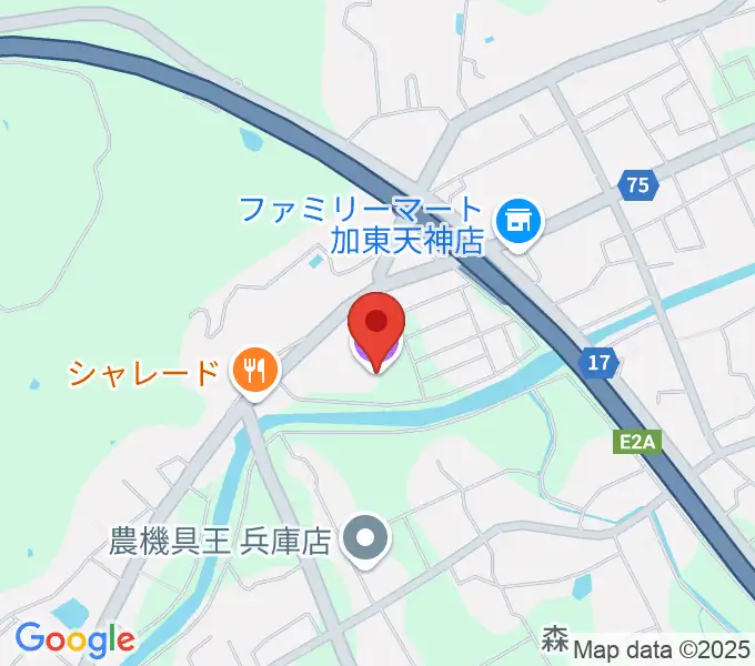 加東市東条文化会館コスミックホールの地図