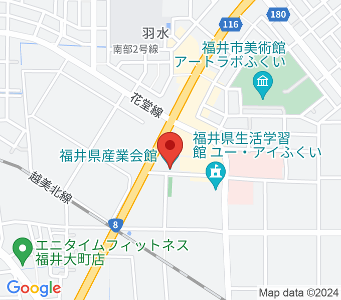 福井県産業会館の場所