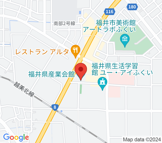 福井県産業会館の場所