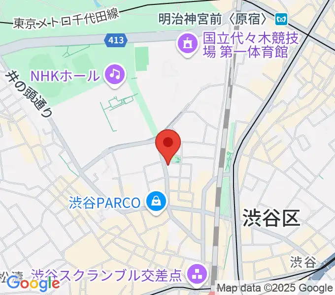 エル・スール・レコーズの地図